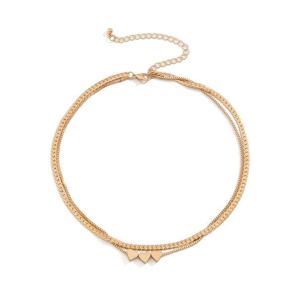 Wholesale Iron Chain Copper Chain Alloy Necklaces JDC-NE-DN059 Necklaces 道妮 Wholesale Jewelry JoyasDeChina Joyas De China