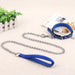 Wholesale iron chain pet leash JDC-PL-PDM003 Pet Leash 派多萌 blue 3.0mm*180cm Wholesale Jewelry JoyasDeChina Joyas De China
