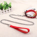 Wholesale iron chain pet leash JDC-PL-PDM003 Pet Leash 派多萌 red 3.0mm*180cm Wholesale Jewelry JoyasDeChina Joyas De China