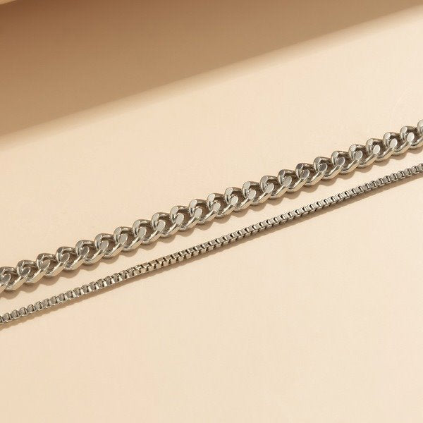 Wholesale iron chain thin chain necklaces JDC-NE-DN069 Necklaces 道妮 Wholesale Jewelry JoyasDeChina Joyas De China