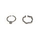 Wholesale Irregular Alloy Rings Set JDC-RS-A083 Rings 妙雅 set Wholesale Jewelry JoyasDeChina Joyas De China