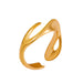 Wholesale irregular copper rings JDC-RS-A074 Rings 妙雅 1 adjustable Wholesale Jewelry JoyasDeChina Joyas De China