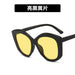 Wholesale Irregular Large Frame Resin Lens Sunglasses JDC-SG-GSKD048 Sunglasses JoyasDeChina yellow lens As shown Wholesale Jewelry JoyasDeChina Joyas De China