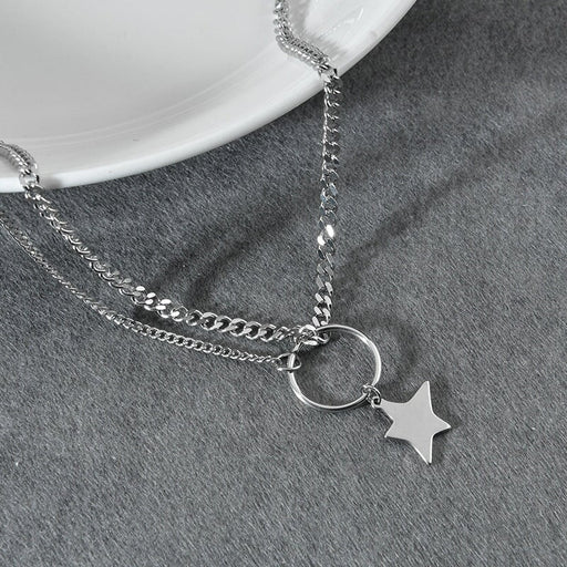 Wholesale Irregular Star Stainless Steel Necklaces JDC-NE-RXSFL020 Necklaces 尚芙乐 a Wholesale Jewelry JoyasDeChina Joyas De China