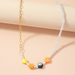 Bulk Jewelry Wholesale Japan and South Korea fashion retro pearl necklace clavicle chain JDC-NE-AYN005 Wholesale factory from China YIWU China