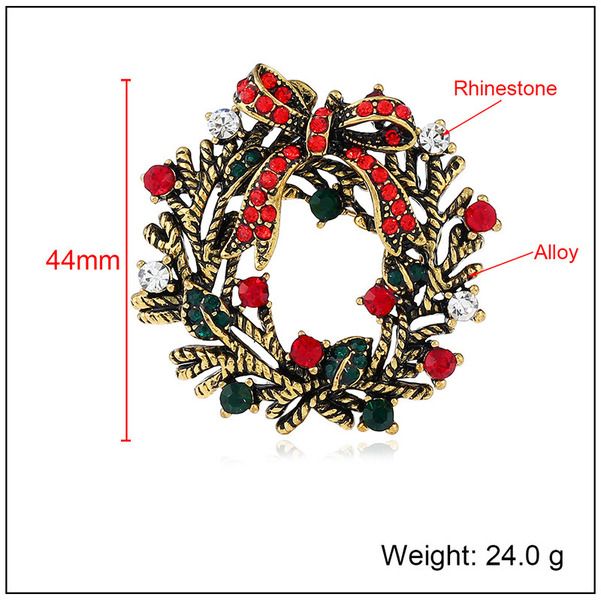 Wholesale jewelry new exquisite Christmas Brooch JDC-BC-KQ008 Brooches JoyasDeChina Wholesale Jewelry JoyasDeChina Joyas De China