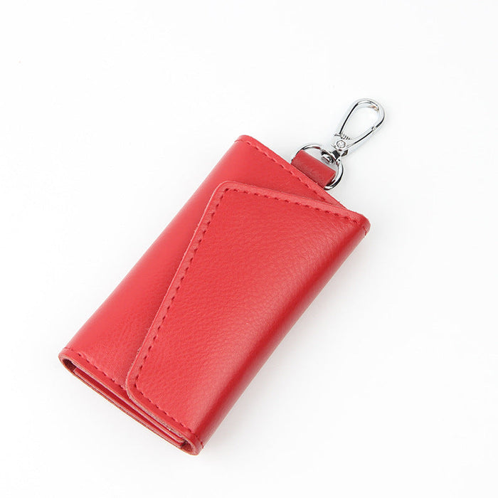 Wholesale key case card case leather Wallet JDC-WT-ZNS08 Wallet JoyasDeChina Bright red Wholesale Jewelry JoyasDeChina Joyas De China