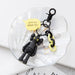 Bulk Jewelry Wholesale Keychains Black vinyl doll silicone JDC-KC-XL003 Wholesale factory from China YIWU China