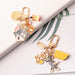 Bulk Jewelry Wholesale Keychains Golden mouse alloy JDC-KC-XL018 Wholesale factory from China YIWU China