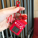 Bulk Jewelry Wholesale Keychains red Red Mini Tetris Game Machine Metal JDC-KC-XL001 Wholesale factory from China YIWU China