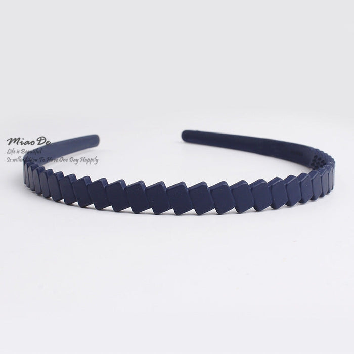 Wholesale khaki resin hairband JDC-HD-H024 Headband 妙德 dark blue Wholesale Jewelry JoyasDeChina Joyas De China