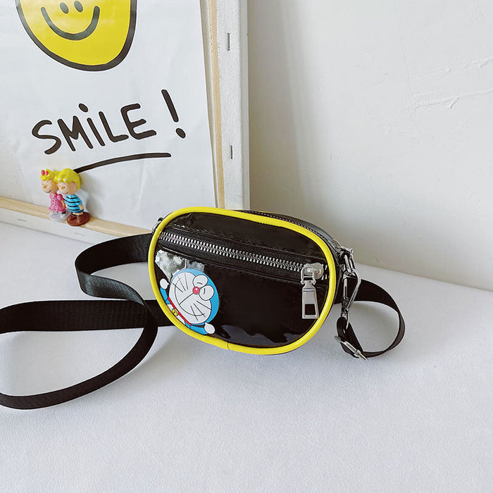 Wholesale Kids Bag PU Leather Shiny Cartoon Messenger Bag JDC-SD-JiaQ096 Shoulder Bags 家庆 black B Wholesale Jewelry JoyasDeChina Joyas De China