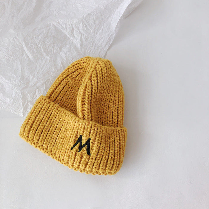 Wholesale kids candy color knitted woolen hat JDC-FH-GSDG002 Fashionhat JoyasDeChina yellow Children 48-54cm Wholesale Jewelry JoyasDeChina Joyas De China