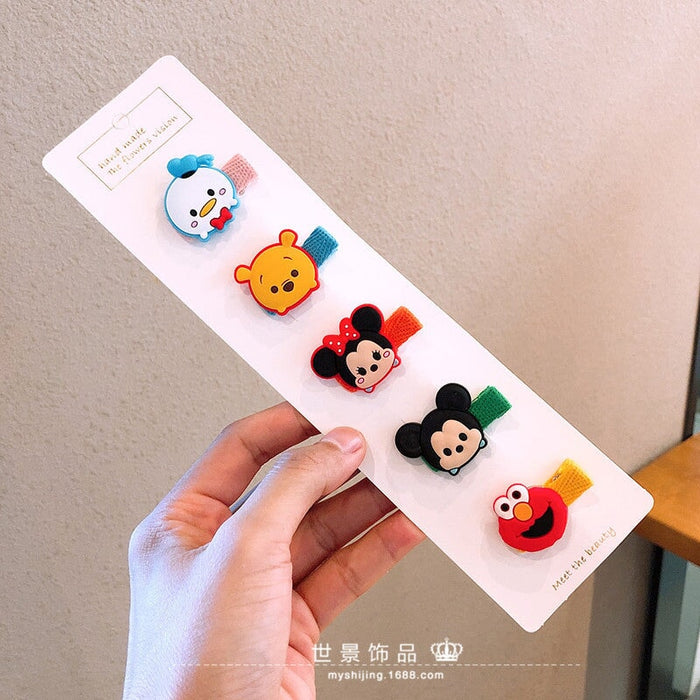 Wholesale kids cartoon flower resin hairpin JDC-HC-Shij001 Hair Clips 世景 2 Wholesale Jewelry JoyasDeChina Joyas De China