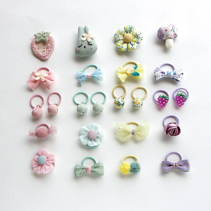 Wholesale Kids Cartoon Resin Hair Scrunchies Set MOQ≥5 JDC-HS-Shij001 Hair Scrunchies 世景 Wholesale Jewelry JoyasDeChina Joyas De China