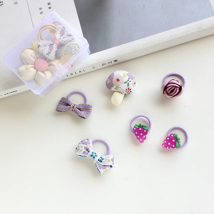 Wholesale Kids Cartoon Resin Hair Scrunchies Set MOQ≥5 JDC-HS-Shij001 Hair Scrunchies 世景 Wholesale Jewelry JoyasDeChina Joyas De China