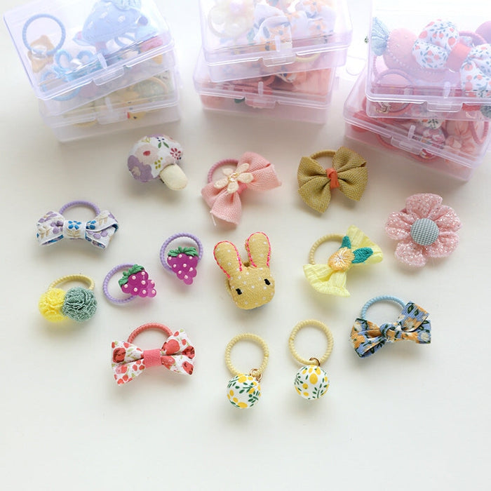 Wholesale Kids Cartoon Resin Hair Scrunchies Set MOQ≥5 JDC-HS-Shij001 Hair Scrunchies 世景 Wholesale Jewelry JoyasDeChina Joyas De China