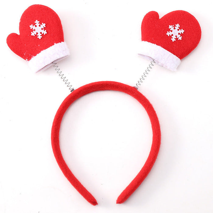 Wholesale kids christmas red fabric headband JDC-HD-GSHX001 Headband JoyasDeChina 1 Wholesale Jewelry JoyasDeChina Joyas De China