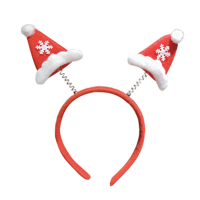 Wholesale kids christmas red fabric headband JDC-HD-GSHX001 Headband JoyasDeChina 2 Wholesale Jewelry JoyasDeChina Joyas De China