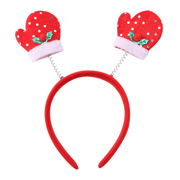Wholesale kids christmas red fabric headband JDC-HD-GSHX001 Headband JoyasDeChina 7 Wholesale Jewelry JoyasDeChina Joyas De China