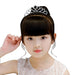 Wholesale Kids Crown White Crystal Headband JDC-HD-hongh003 Headband 宏宏 Wholesale Jewelry JoyasDeChina Joyas De China
