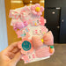 Wholesale kids cute cartoon plastic cloth Hair Clips set JDC-HC-i352 Hair Clips JoyasDeChina 3#Pink Bunny Wholesale Jewelry JoyasDeChina Joyas De China