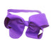Wholesale Kids Fabric Bow Stretch Hair Scrunchies JDC-HS-Chund007 Hair Scrunchies 春蝶 dark purple Wholesale Jewelry JoyasDeChina Joyas De China