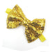 Wholesale Kids Sequin Bow Cloth Hair Scrunchies JDC-HS-Chund004 Hair Scrunchies 春蝶 gold Wholesale Jewelry JoyasDeChina Joyas De China