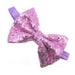 Wholesale Kids Sequin Bow Cloth Hair Scrunchies JDC-HS-Chund004 Hair Scrunchies 春蝶 purple Wholesale Jewelry JoyasDeChina Joyas De China
