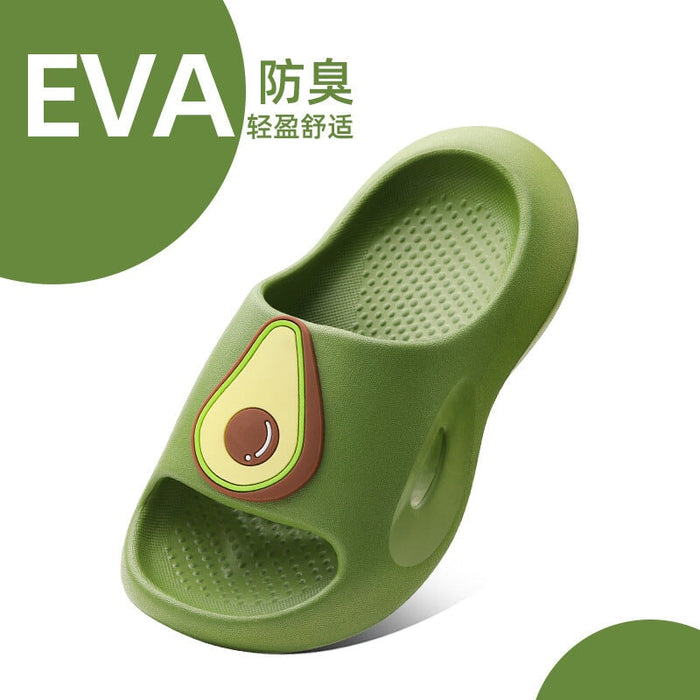 Wholesale Kids Summer Non-Slip Soft Bottom EVA Slippers JDC-SP-FenD003 Slippers 芬典 green 19-20 yards Wholesale Jewelry JoyasDeChina Joyas De China