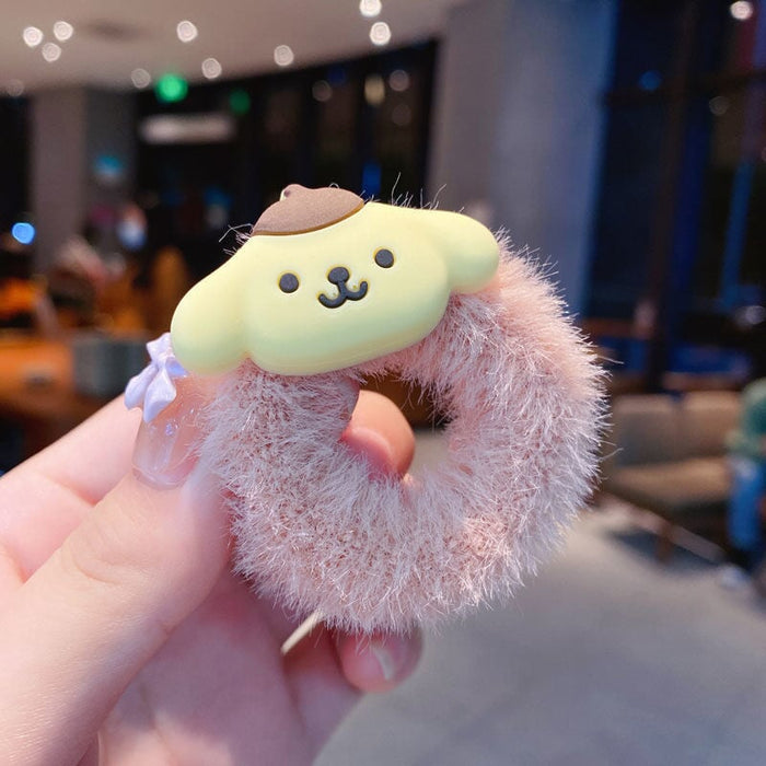 Wholesale kitten puppy rabbit furry hair rope(F) JDC-HS-BL001 Hair Scrunchies 冰澜 2 Wholesale Jewelry JoyasDeChina Joyas De China