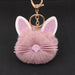 Wholesale Kitten Whiskers Alloy Imitation Hair Hair Ball Keychain JDC-KC-Zuge023 Keychains 祖格 Wholesale Jewelry JoyasDeChina Joyas De China