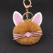 Wholesale Kitten Whiskers Alloy Imitation Hair Hair Ball Keychain JDC-KC-Zuge023 Keychains 祖格 Wholesale Jewelry JoyasDeChina Joyas De China