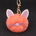 Wholesale Kitten Whiskers Alloy Imitation Hair Hair Ball Keychain JDC-KC-Zuge023 Keychains 祖格 Wholesale Jewelry JoyasDeChina Joyas De China