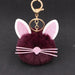 Wholesale Kitten Whiskers Alloy Imitation Hair Hair Ball Keychain JDC-KC-Zuge023 Keychains 祖格 Wholesale Jewelry JoyasDeChina Joyas De China