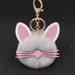 Wholesale Kitten Whiskers Alloy Imitation Hair Hair Ball Keychain JDC-KC-Zuge023 Keychains 祖格 light gray / Wholesale Jewelry JoyasDeChina Joyas De China