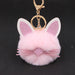 Wholesale Kitten Whiskers Alloy Imitation Hair Hair Ball Keychain JDC-KC-Zuge023 Keychains 祖格 Light Pink / Wholesale Jewelry JoyasDeChina Joyas De China