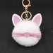 Wholesale Kitten Whiskers Alloy Imitation Hair Hair Ball Keychain JDC-KC-Zuge023 Keychains 祖格 white / Wholesale Jewelry JoyasDeChina Joyas De China