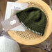 Wholesale knitted acrylic wool hat JDC-FH-NLS012 Fashionhat 倪罗诗 green 55-58cm Wholesale Jewelry JoyasDeChina Joyas De China