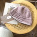 Wholesale knitted acrylic wool hat JDC-FH-NLS012 Fashionhat 倪罗诗 light pink 55-58cm Wholesale Jewelry JoyasDeChina Joyas De China