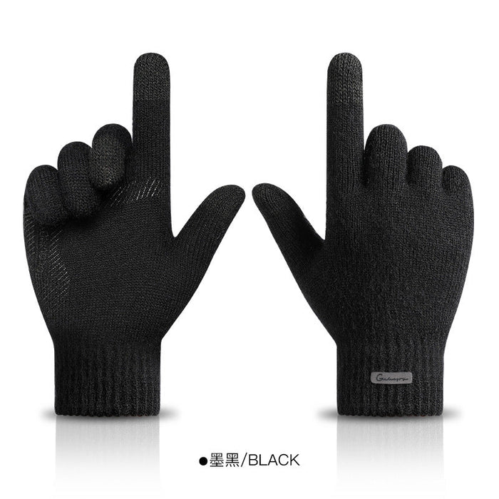 Wholesale knitted arctic velvet touch screen gloves JDC-GS-RG002 Gloves 润谷 Wholesale Jewelry JoyasDeChina Joyas De China