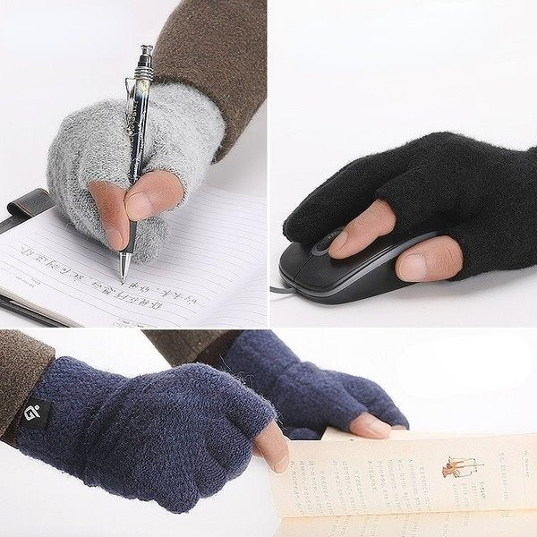 Wholesale knitted brushed fabric warm gloves JDC-GS-RG011 Gloves 润谷 Wholesale Jewelry JoyasDeChina Joyas De China