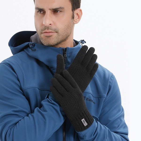Wholesale knitted cashmere touch screen warm gloves JDC-GS-RG013 Gloves 润谷 Wholesale Jewelry JoyasDeChina Joyas De China