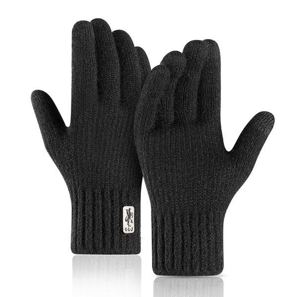 Wholesale knitted cashmere touch screen warm gloves JDC-GS-RG013 Gloves 润谷 Wholesale Jewelry JoyasDeChina Joyas De China