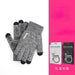 Wholesale Knitted Fabric Touch Screen Gloves JDC-GS-RG003 Gloves 润谷 Female black white (boxed) one size Wholesale Jewelry JoyasDeChina Joyas De China