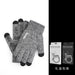 Wholesale Knitted Fabric Touch Screen Gloves JDC-GS-RG003 Gloves 润谷 Male black white (boxed) one size Wholesale Jewelry JoyasDeChina Joyas De China