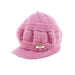 Wholesale knitted plush warm wool hat JDC-FH-GSXR038 Fashionhat 新锐 skin pink Average code Wholesale Jewelry JoyasDeChina Joyas De China