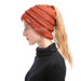 Wholesale Knitted ponytail hat ladies JDC-FH-GE008 Fashionhat 关尔 Red With standard Wholesale Jewelry JoyasDeChina Joyas De China
