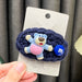 Wholesale knitted wool bear Hair Clips JDC-HC-GSHX079 Hair Clips 恒曦 blue Wholesale Jewelry JoyasDeChina Joyas De China