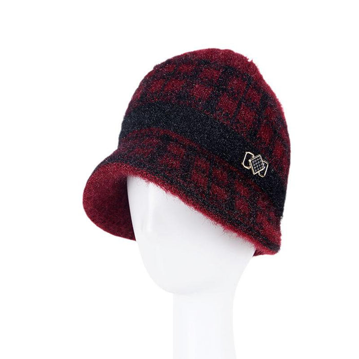 Wholesale knitted wool cap JDC-FH-GSXR010 Fashionhat 新锐 wine red One size fits all Wholesale Jewelry JoyasDeChina Joyas De China